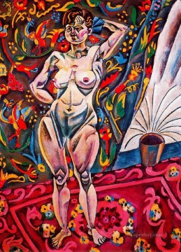 Standing Nude Abstract Oil Paintings